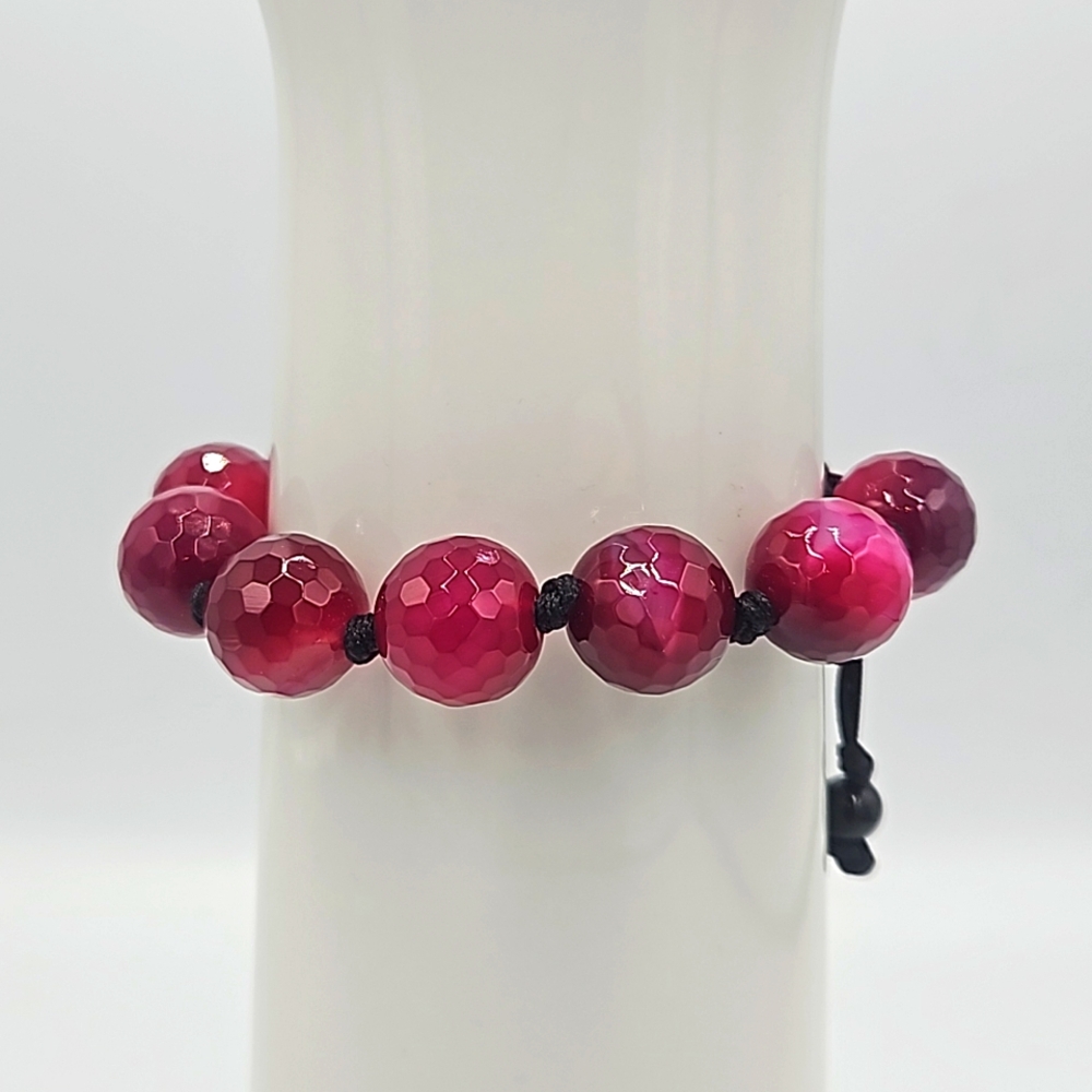 Sara Blaine Berry Agate Bracelet